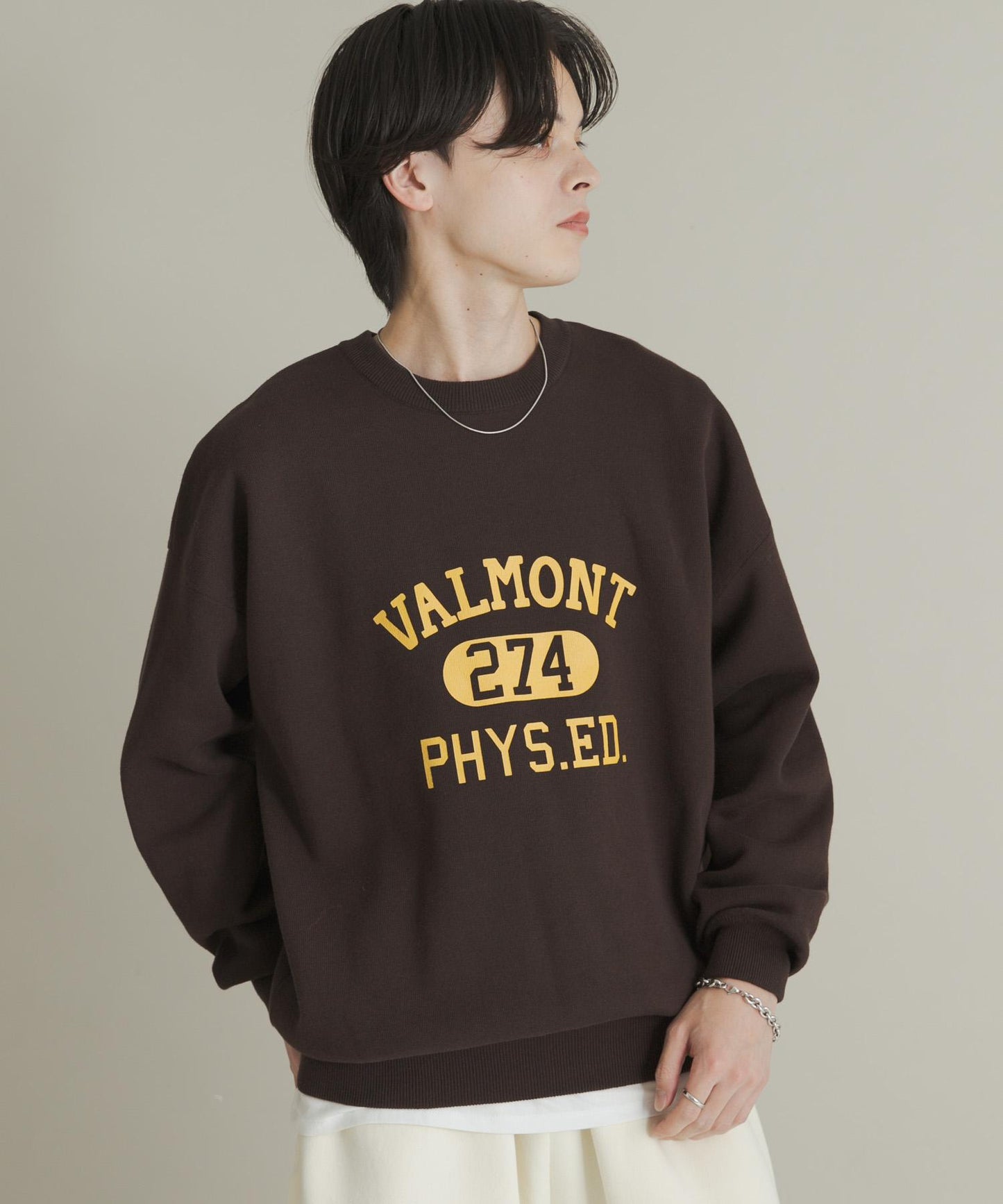 衛衣風格學院標誌針織衫