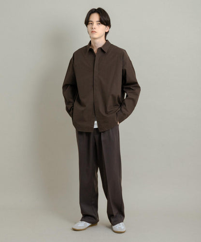 舒適桃色寬鬆襯衫