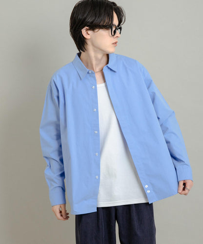 舒適桃色寬鬆襯衫