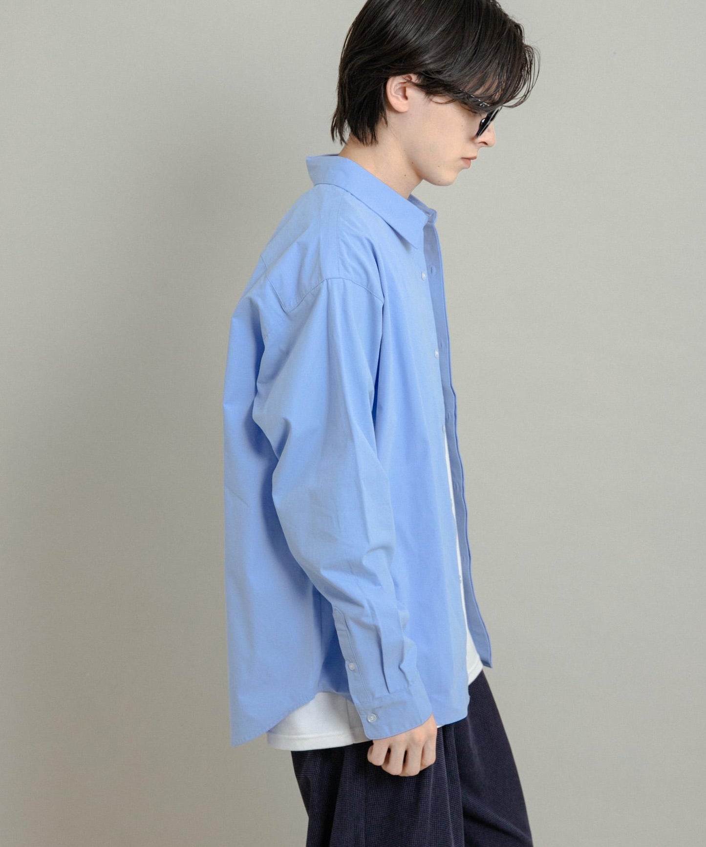 舒適桃色寬鬆襯衫