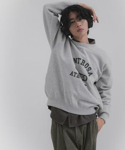 衛衣風格學院標誌針織衫