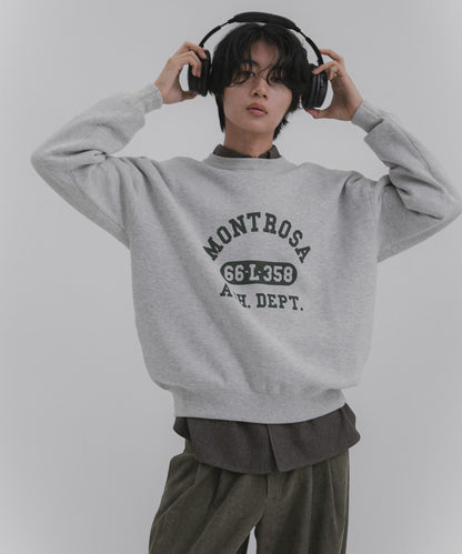 衛衣風格學院標誌針織衫