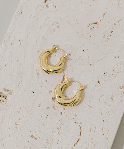 不鏽鋼設計款圈形耳環