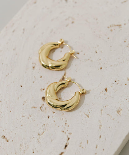不鏽鋼設計款圈形耳環