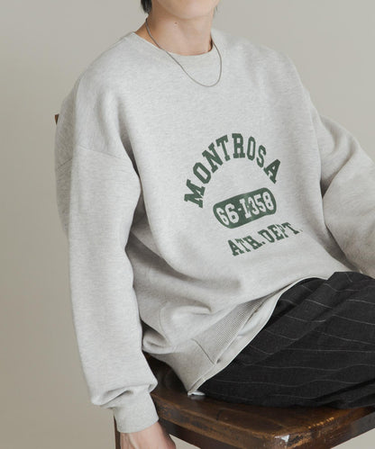 衛衣風格學院標誌針織衫