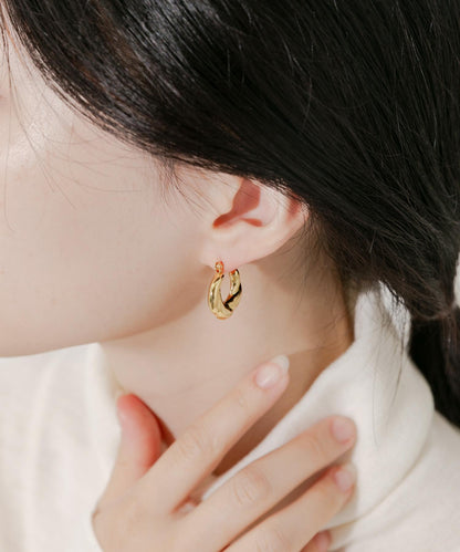 不鏽鋼設計款圈形耳環