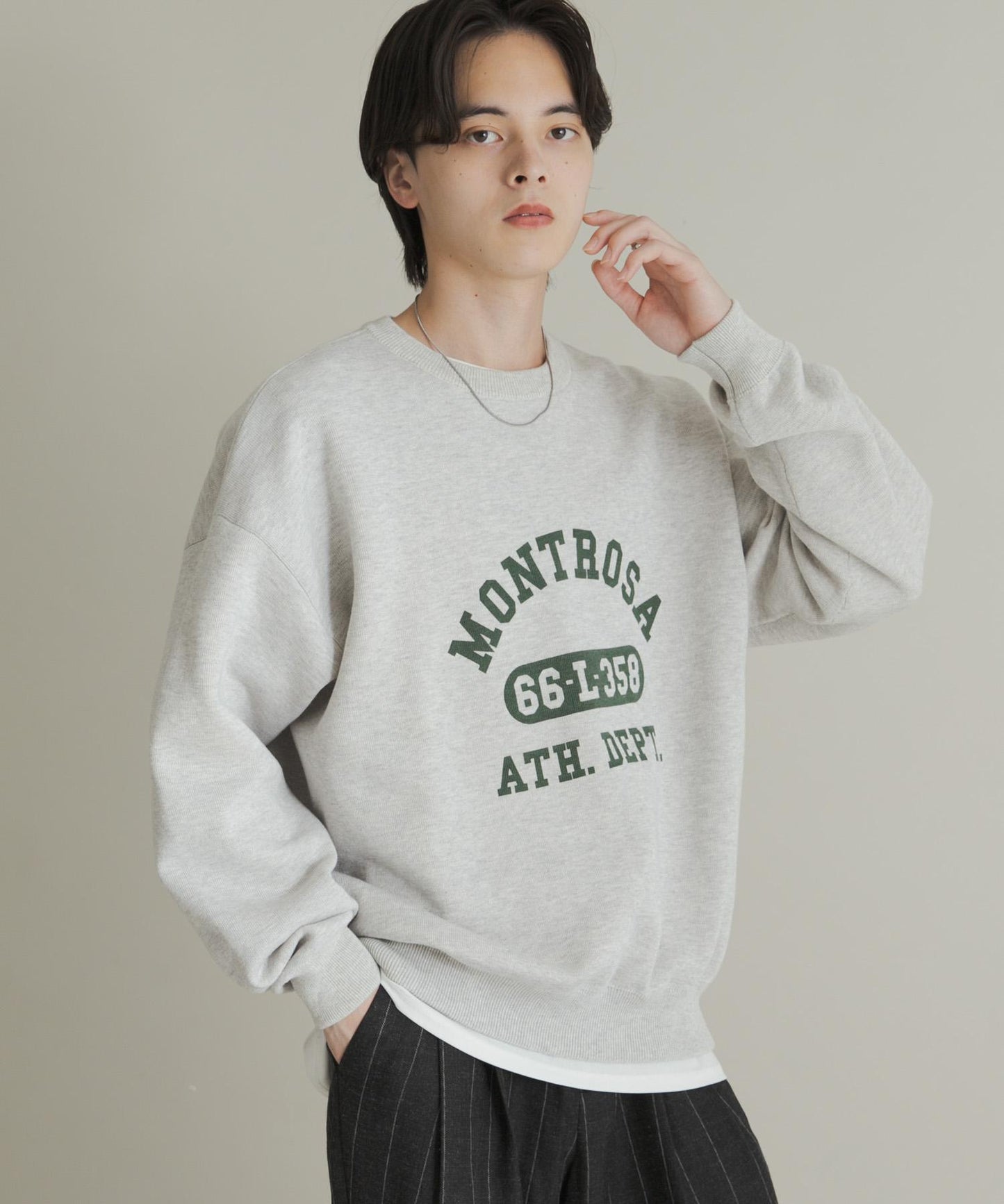 衛衣風格學院標誌針織衫