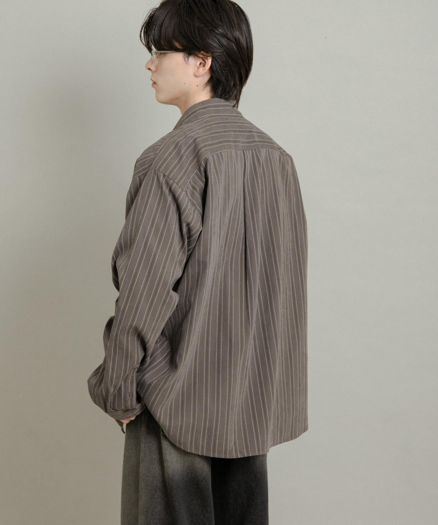 舒適桃色寬鬆襯衫