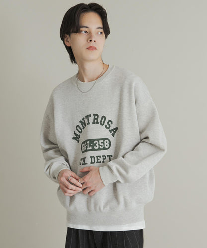 衛衣風格學院標誌針織衫