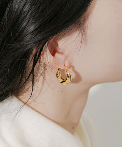 不鏽鋼設計款圈形耳環