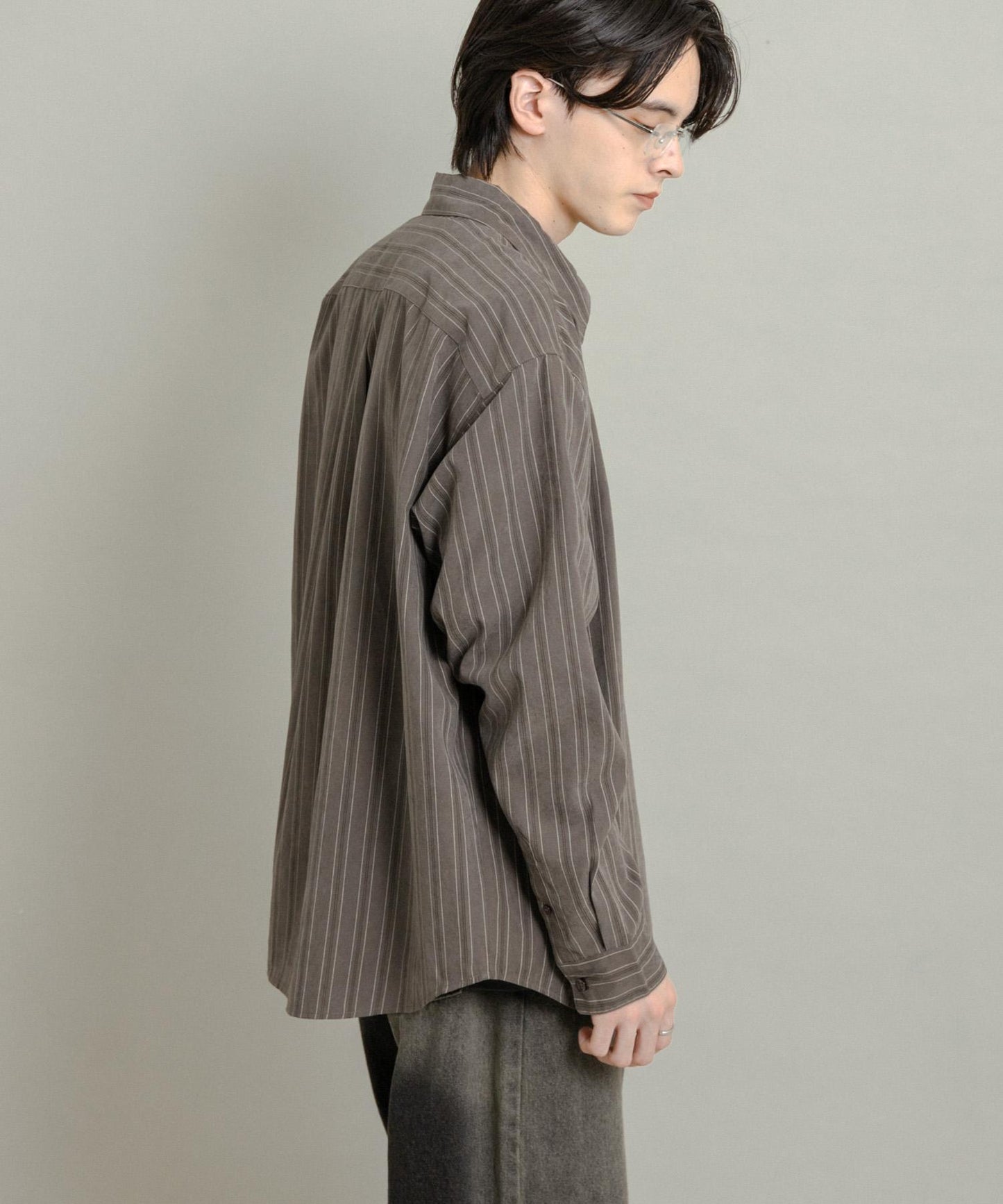 舒適桃色寬鬆襯衫