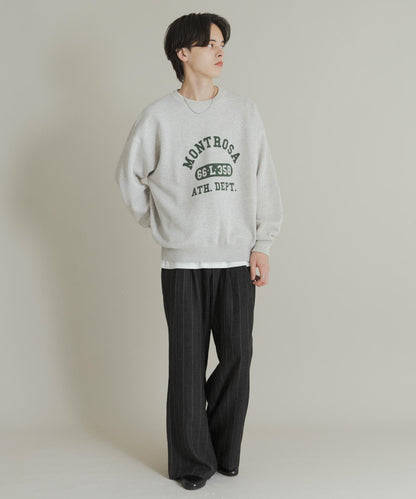 衛衣風格學院標誌針織衫