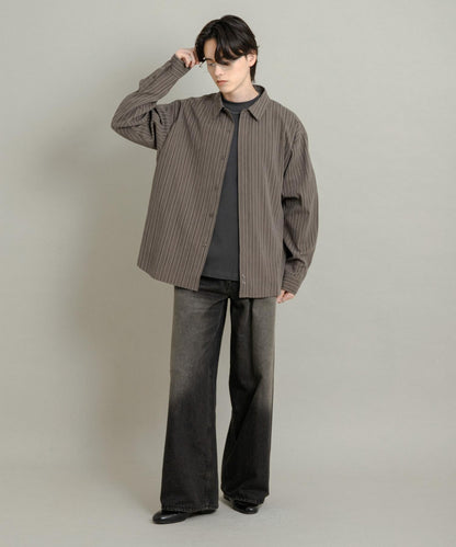 舒適桃色寬鬆襯衫