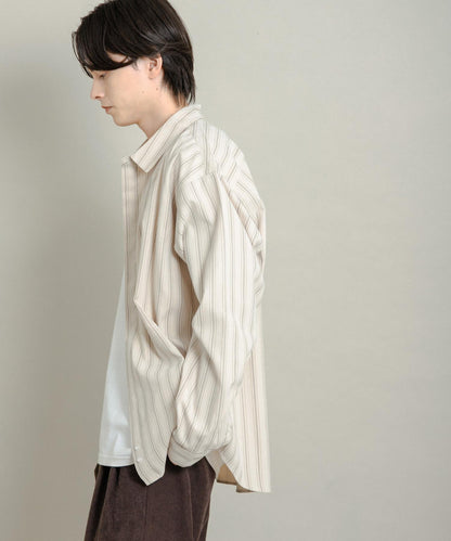 舒適桃色寬鬆襯衫