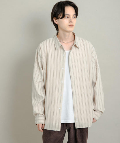 舒適桃色寬鬆襯衫