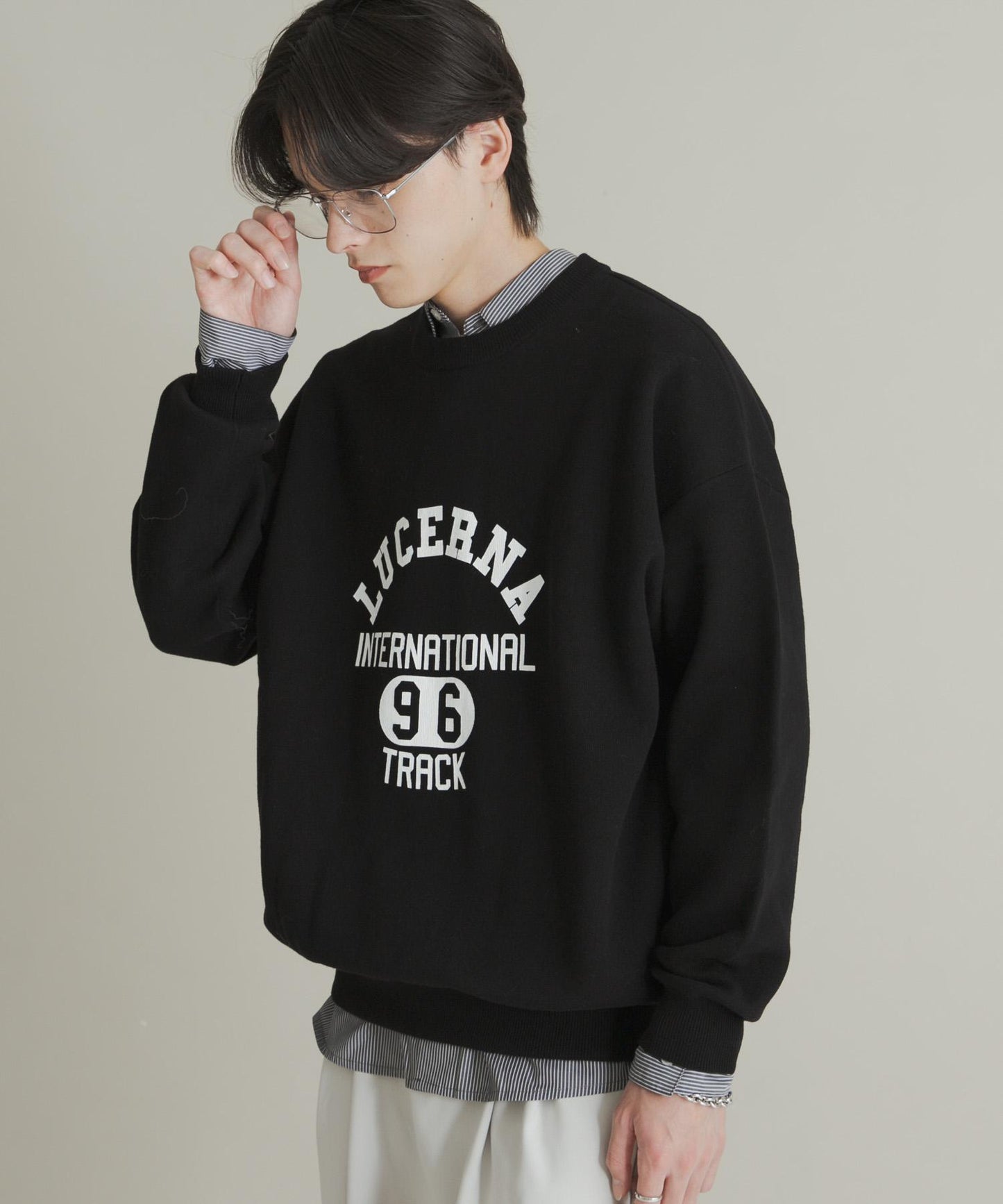 衛衣風格學院標誌針織衫