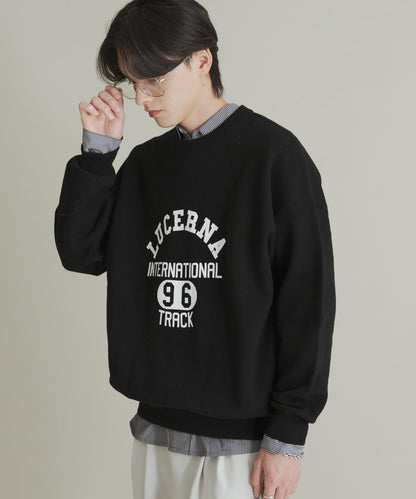 衛衣風格學院標誌針織衫