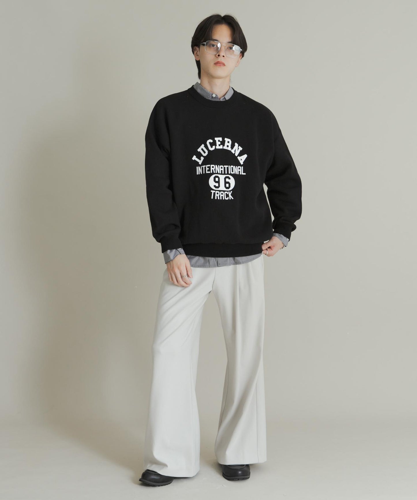 衛衣風格學院標誌針織衫