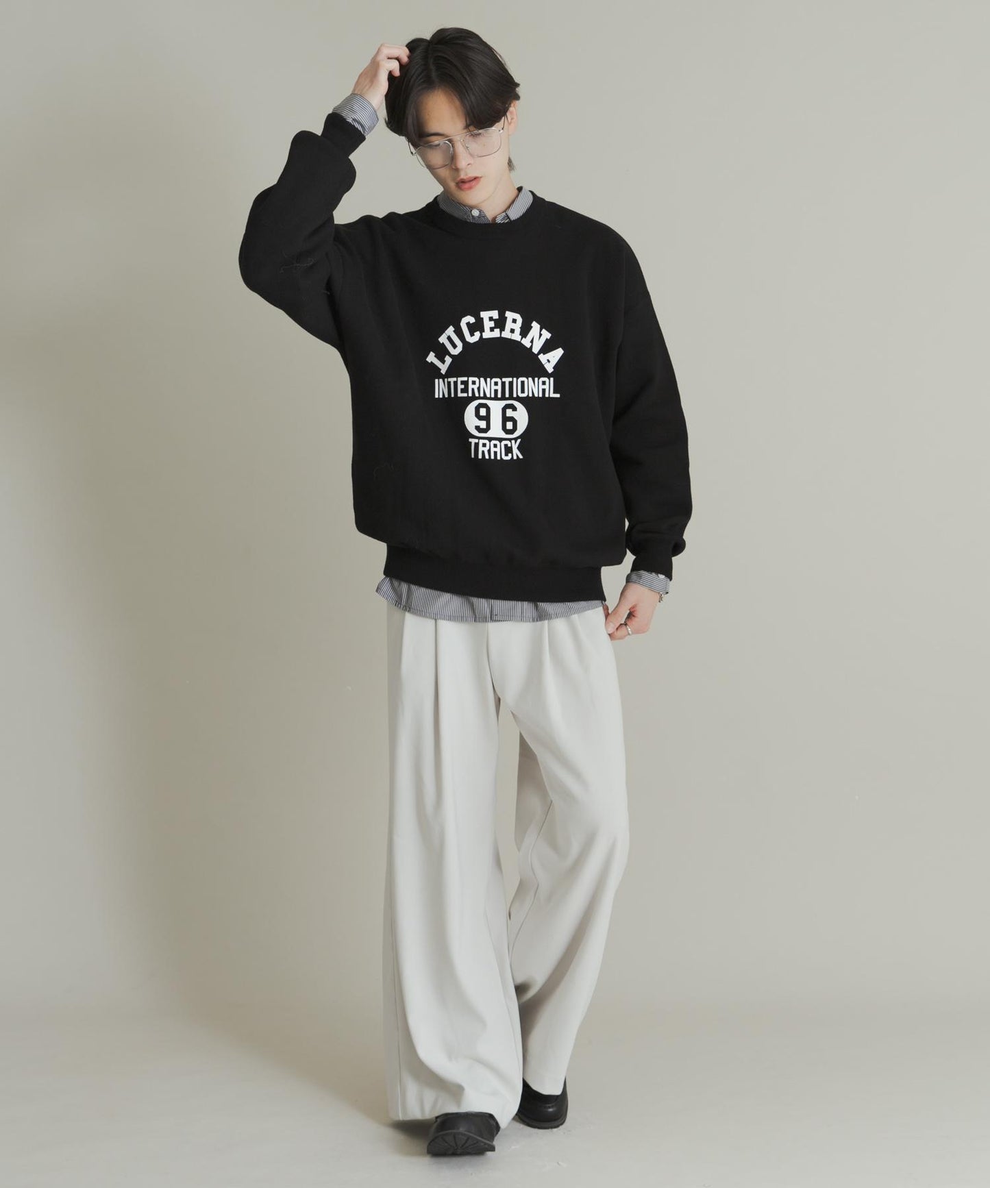 衛衣風格學院標誌針織衫