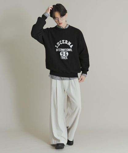 衛衣風格學院標誌針織衫