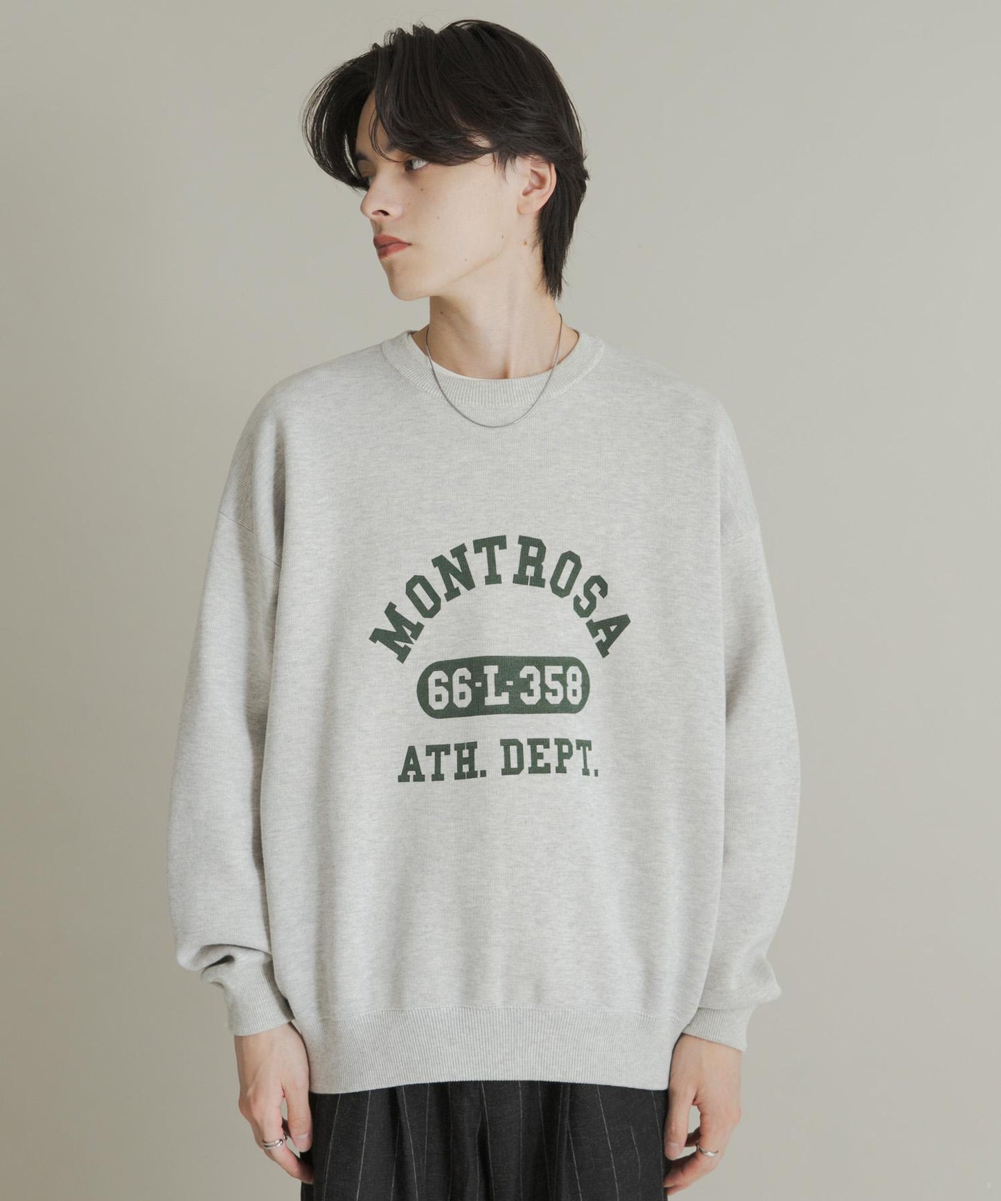 衛衣風格學院標誌針織衫