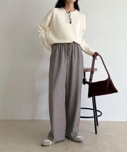 【4尺碼可選】軟鯊魚皮/格紋休閒褲