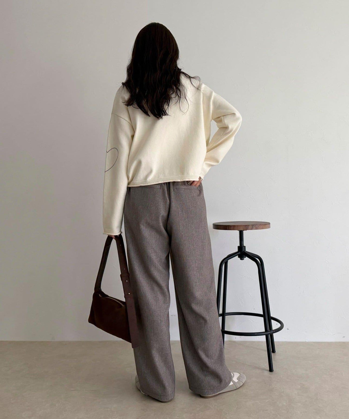 【4尺碼可選】軟鯊魚皮/格紋休閒褲