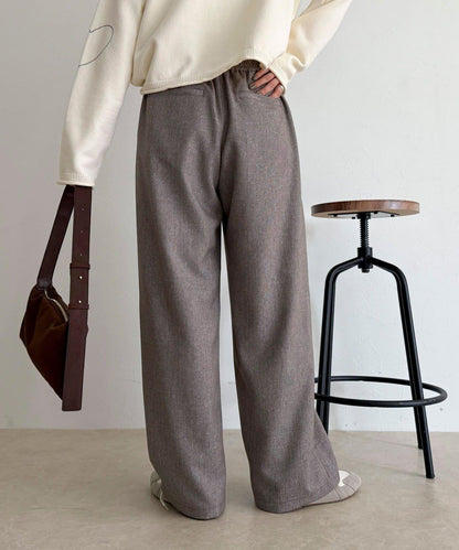 【4尺碼可選】軟鯊魚皮/格紋休閒褲