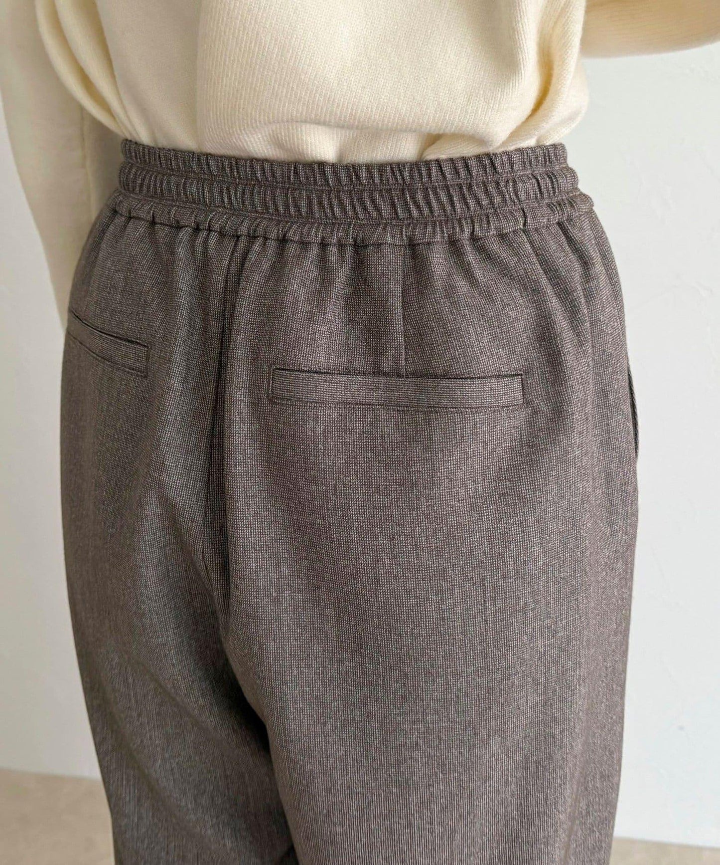 【4尺碼可選】軟鯊魚皮/格紋休閒褲