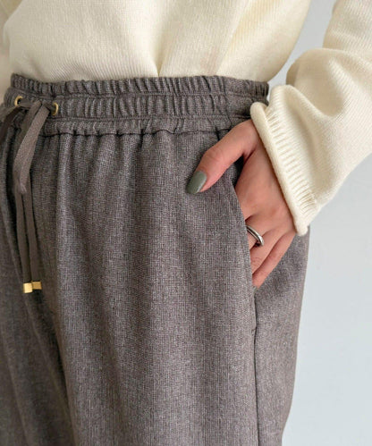 【4尺碼可選】軟鯊魚皮/格紋休閒褲