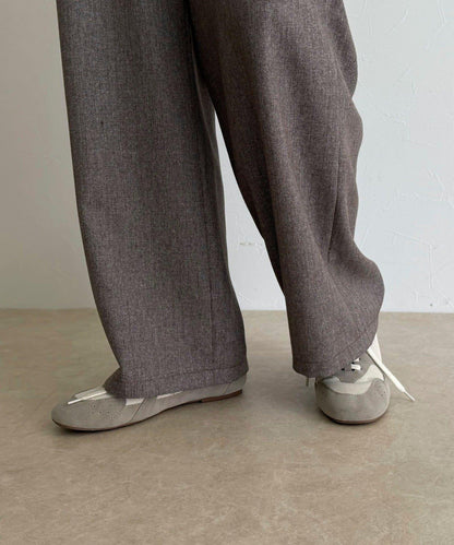 【4尺碼可選】軟鯊魚皮/格紋休閒褲