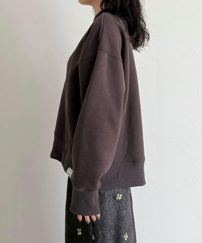 雙面磨毛高領衛衣套頭衫