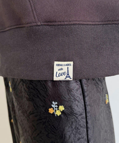 雙面磨毛高領衛衣套頭衫