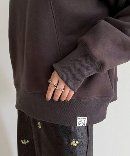 雙面磨毛高領衛衣套頭衫