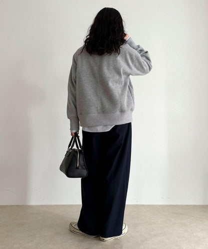 雙面磨毛高領衛衣套頭衫