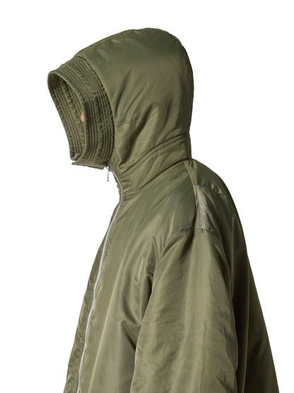 RESEARCHED加厚羽絨大衣 / 尼龍緞面
