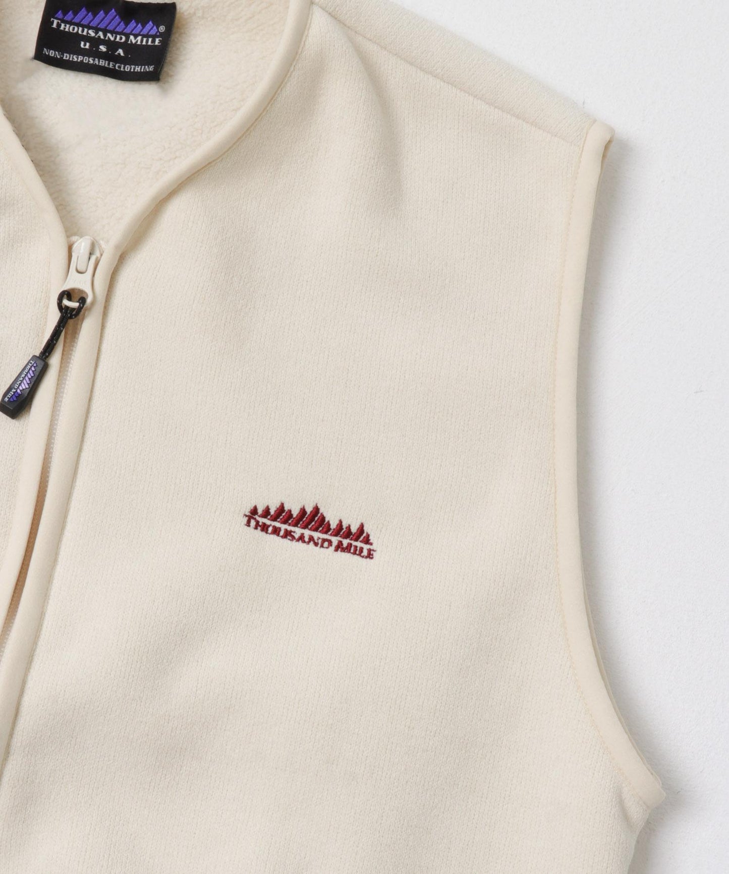 『聯名』THOUSAND MILE×URBAN RESEARCH 針織抓絨拉鍊馬甲