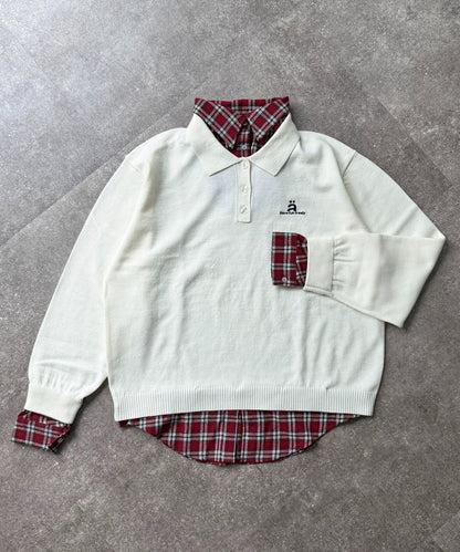 【ASUKA's企畫】假兩件拼接POLO衫