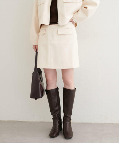 帶口袋A字裙