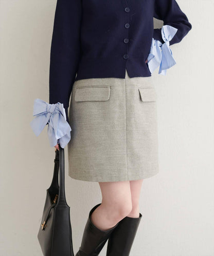 帶口袋A字裙
