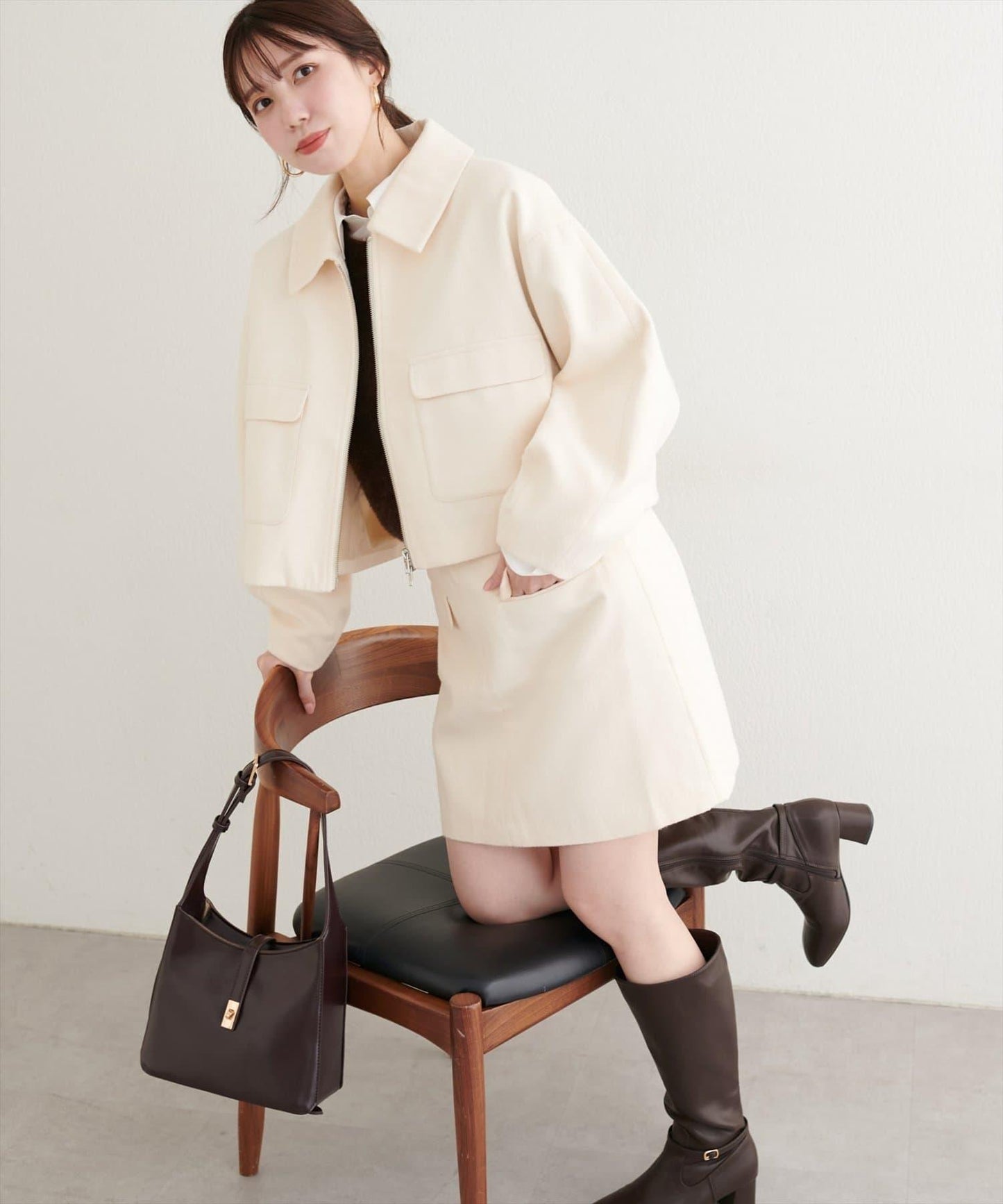 帶領雙拉鍊夾克