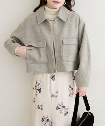 帶領雙拉鍊夾克