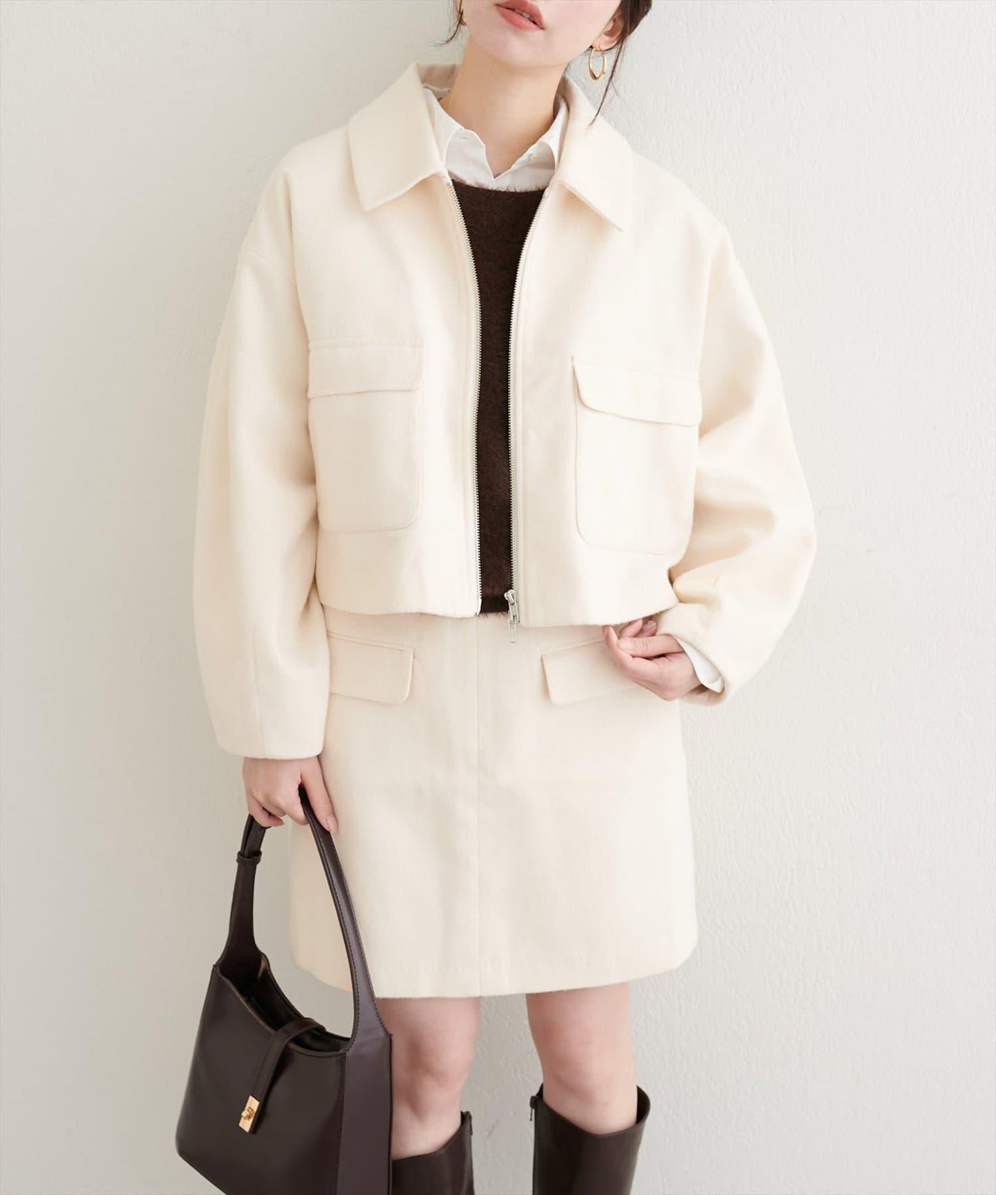 帶領雙拉鍊夾克