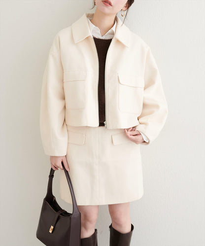 帶領雙拉鍊夾克