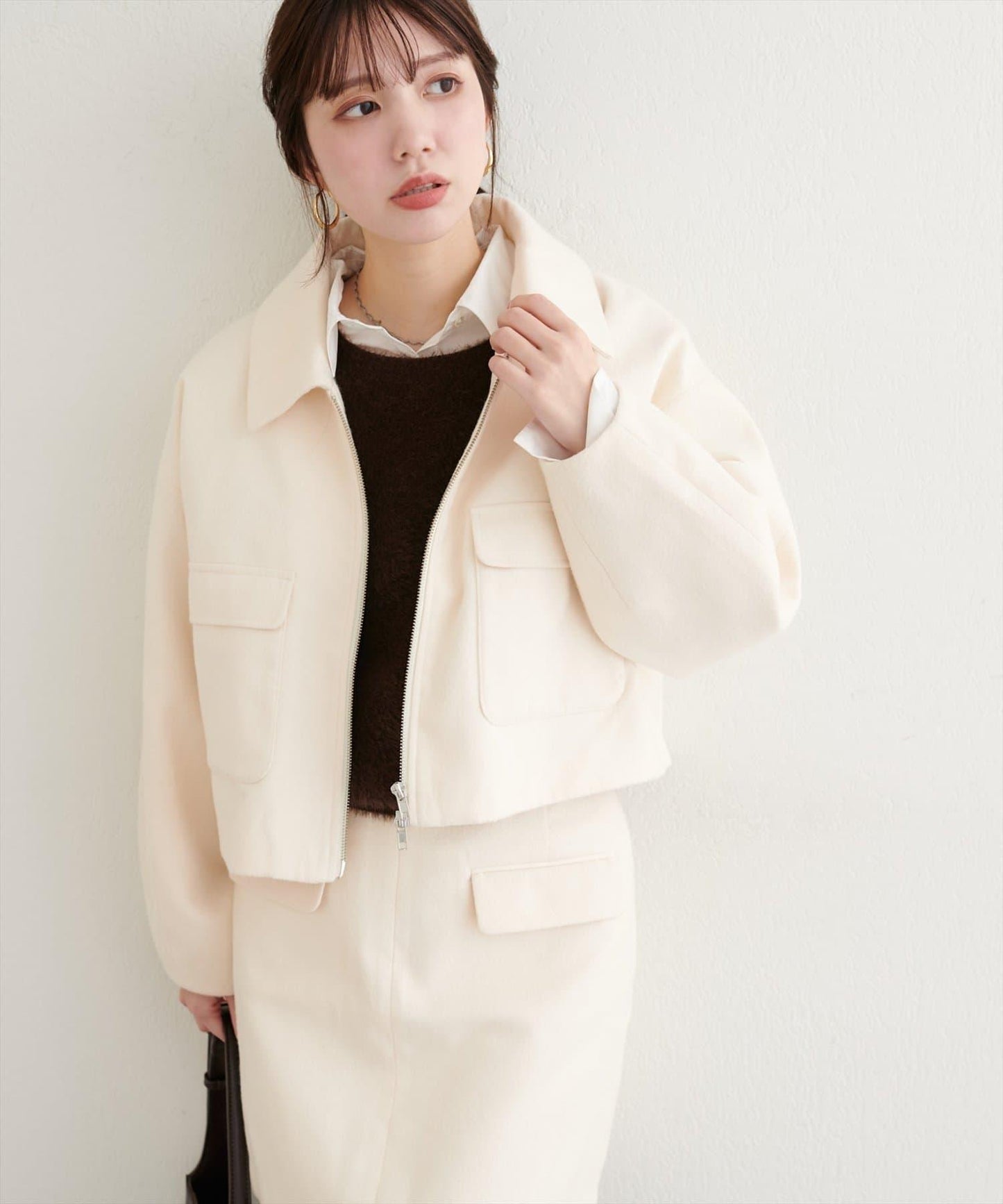 帶領雙拉鍊夾克