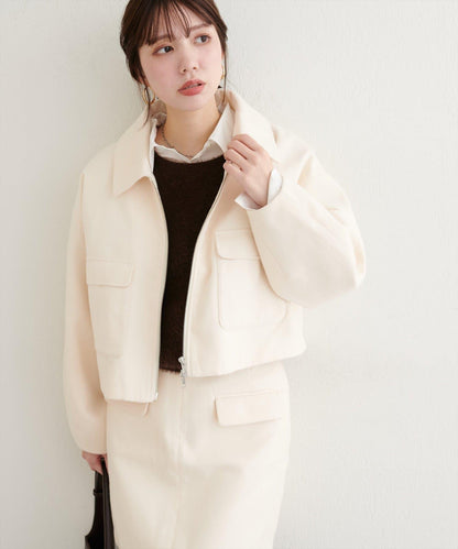 帶領雙拉鍊夾克