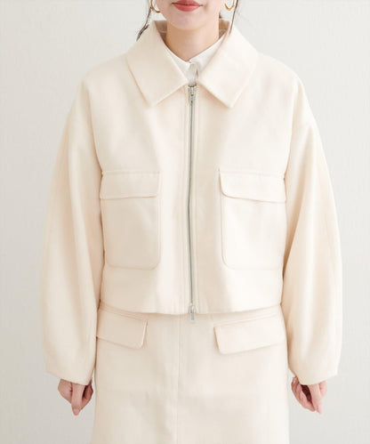 帶領雙拉鍊夾克