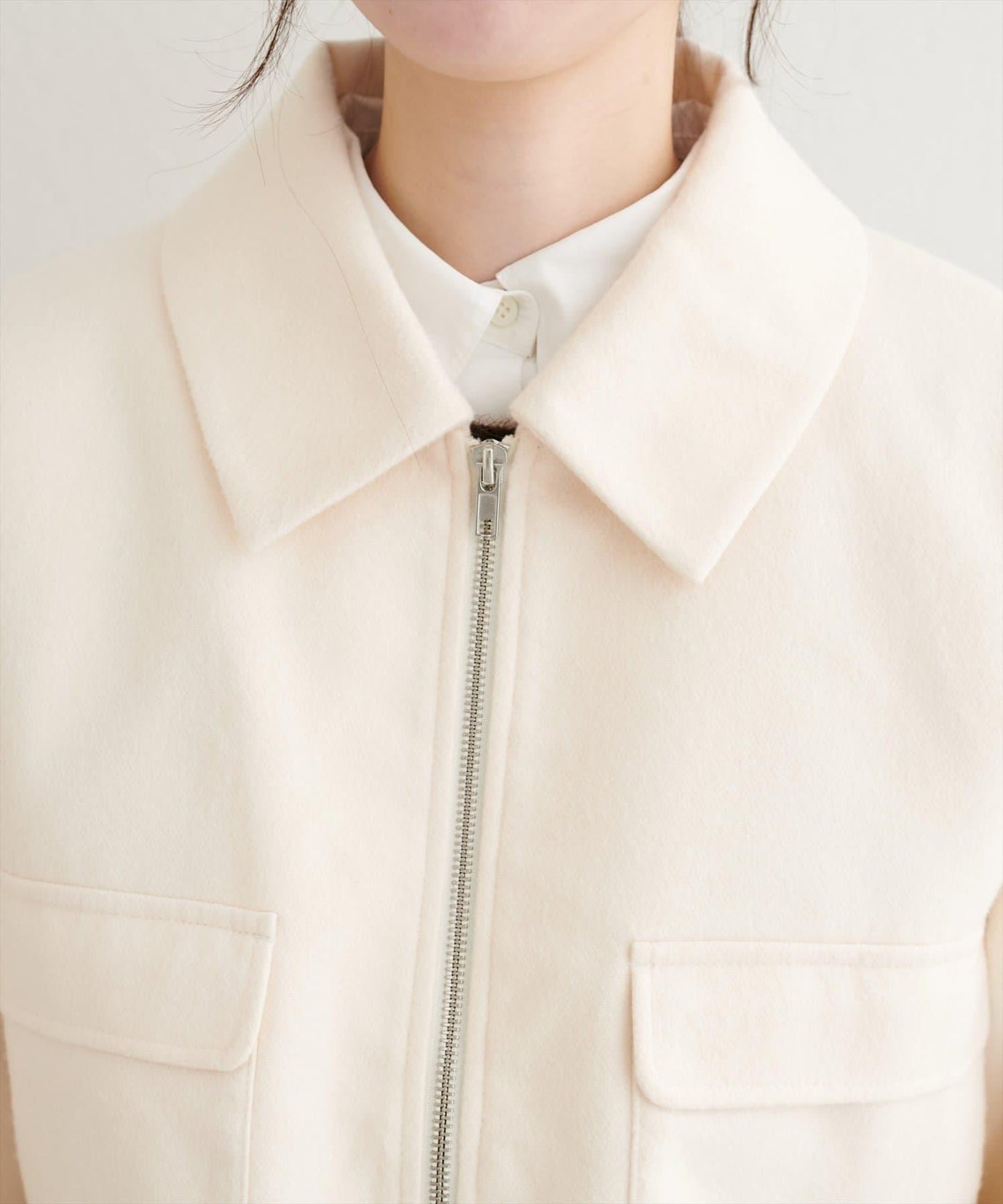 帶領雙拉鍊夾克