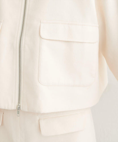 帶領雙拉鍊夾克