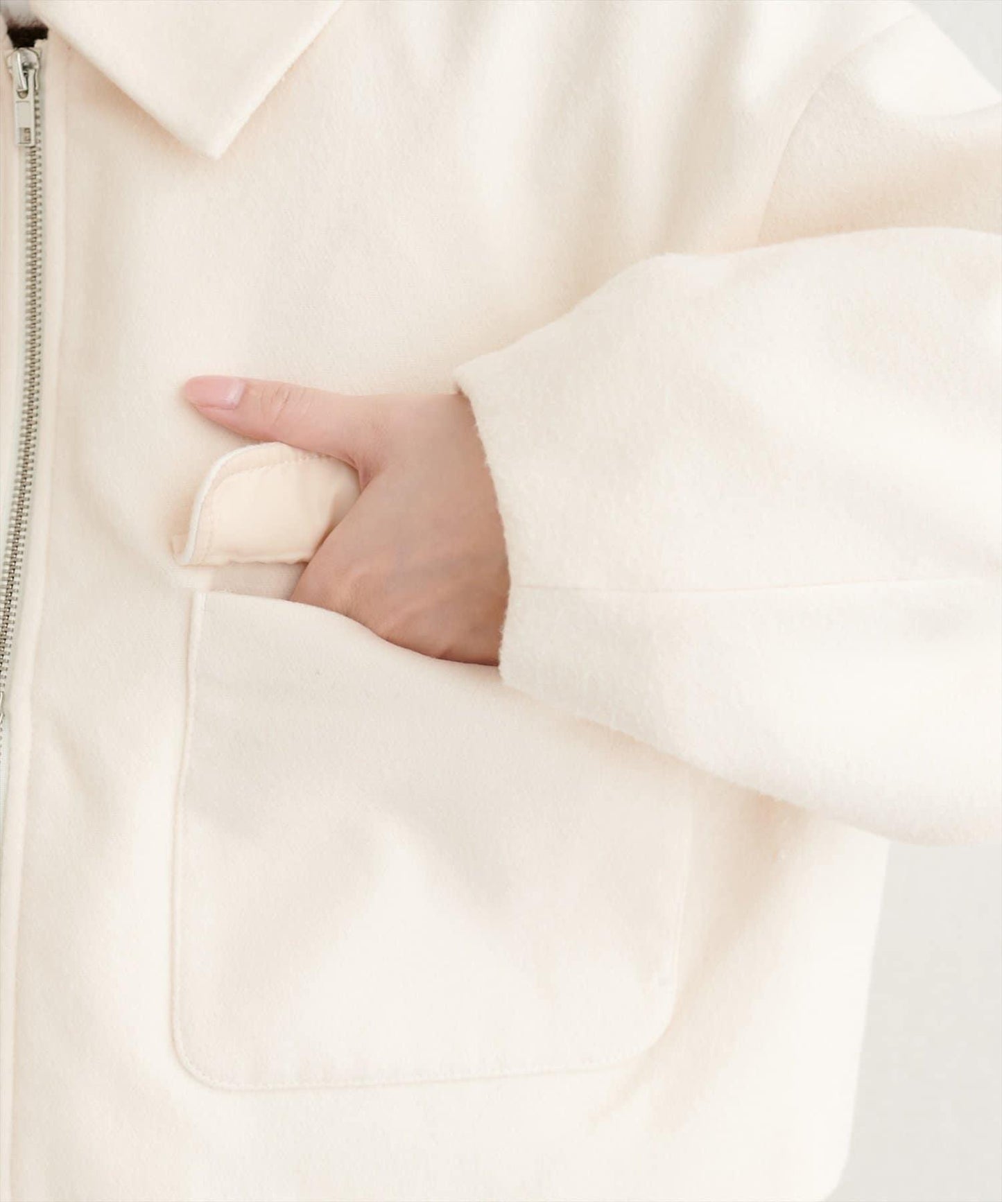 帶領雙拉鍊夾克